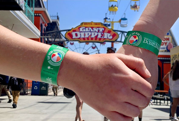 2 ride wristbands