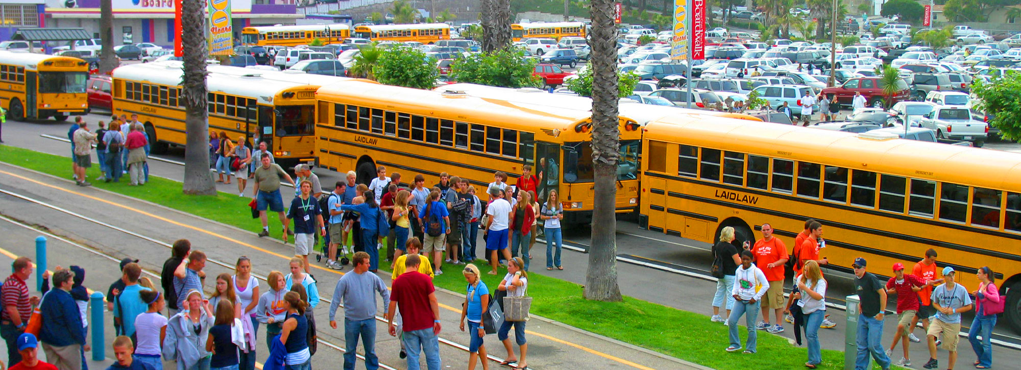 school bus with kids