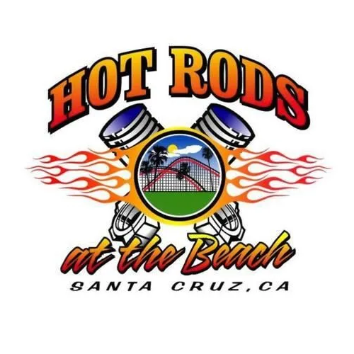 Hot rods at the Beach