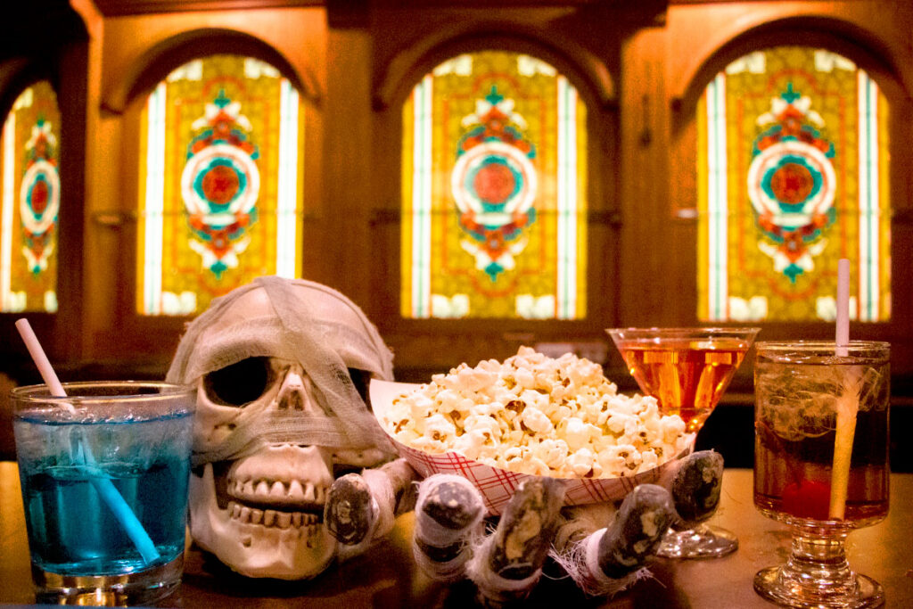 Fright Flicks snacks and drinks
